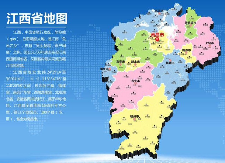 2018年江西省板块股票一览!